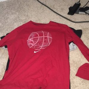 Nike Red Longsleeve tshirt